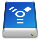 Drive Blue (FireWire) icon